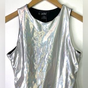 Just Polly/ NWT/ Iridescent Body Suit/ size  M